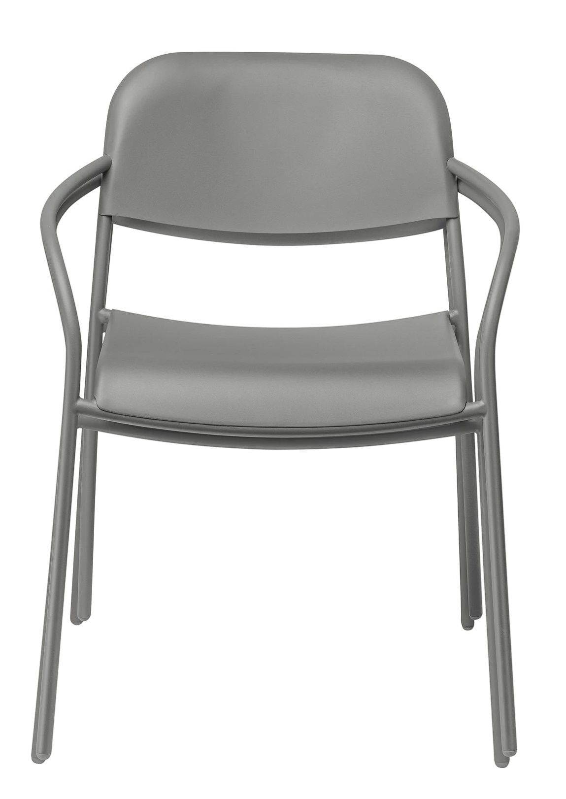 Blomus Yua Armlehnstuhl in Silk Gray: Moderner Outdoor-Stuhl mit Armlehnen für Garten und Terrasse.