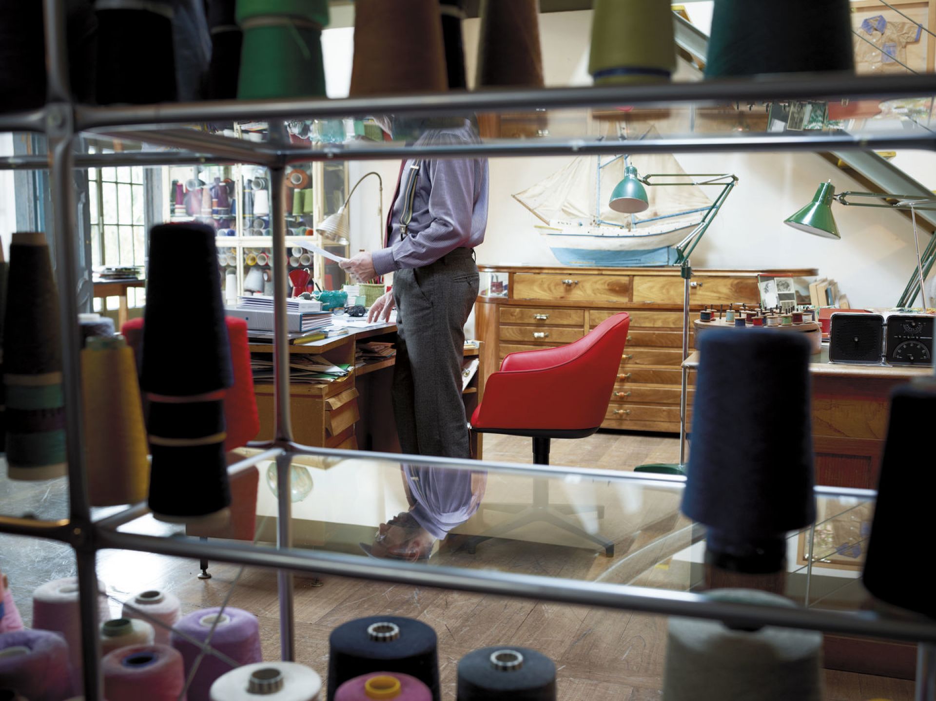 Softshell Chair Viersternfuss Stuhl Vitra