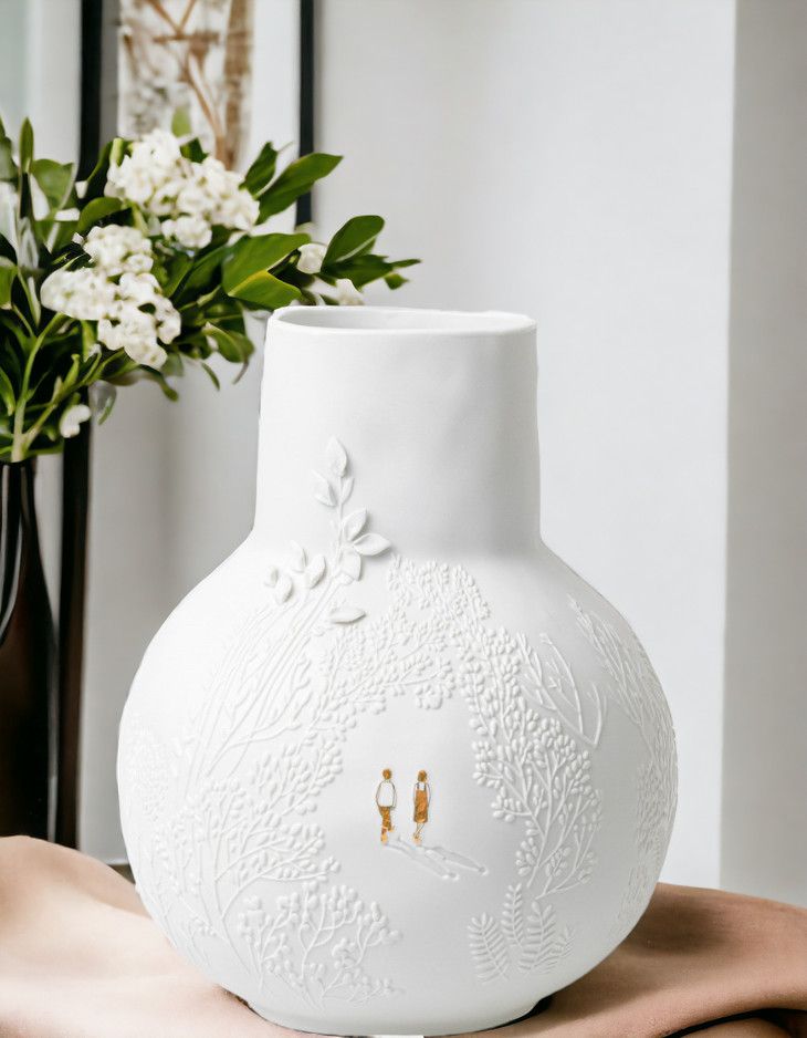 BG dankbar Vase Parkspaziergang Räder