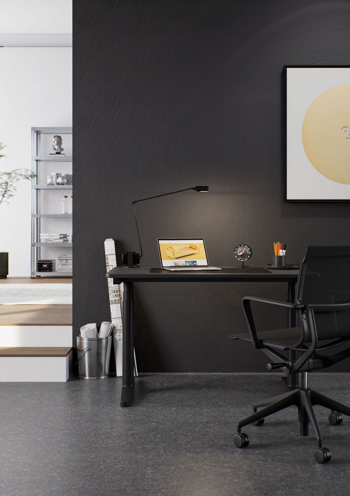 Tyde 2 Steh-/ Sitztisch Home Desk Schreibtisch Vitra