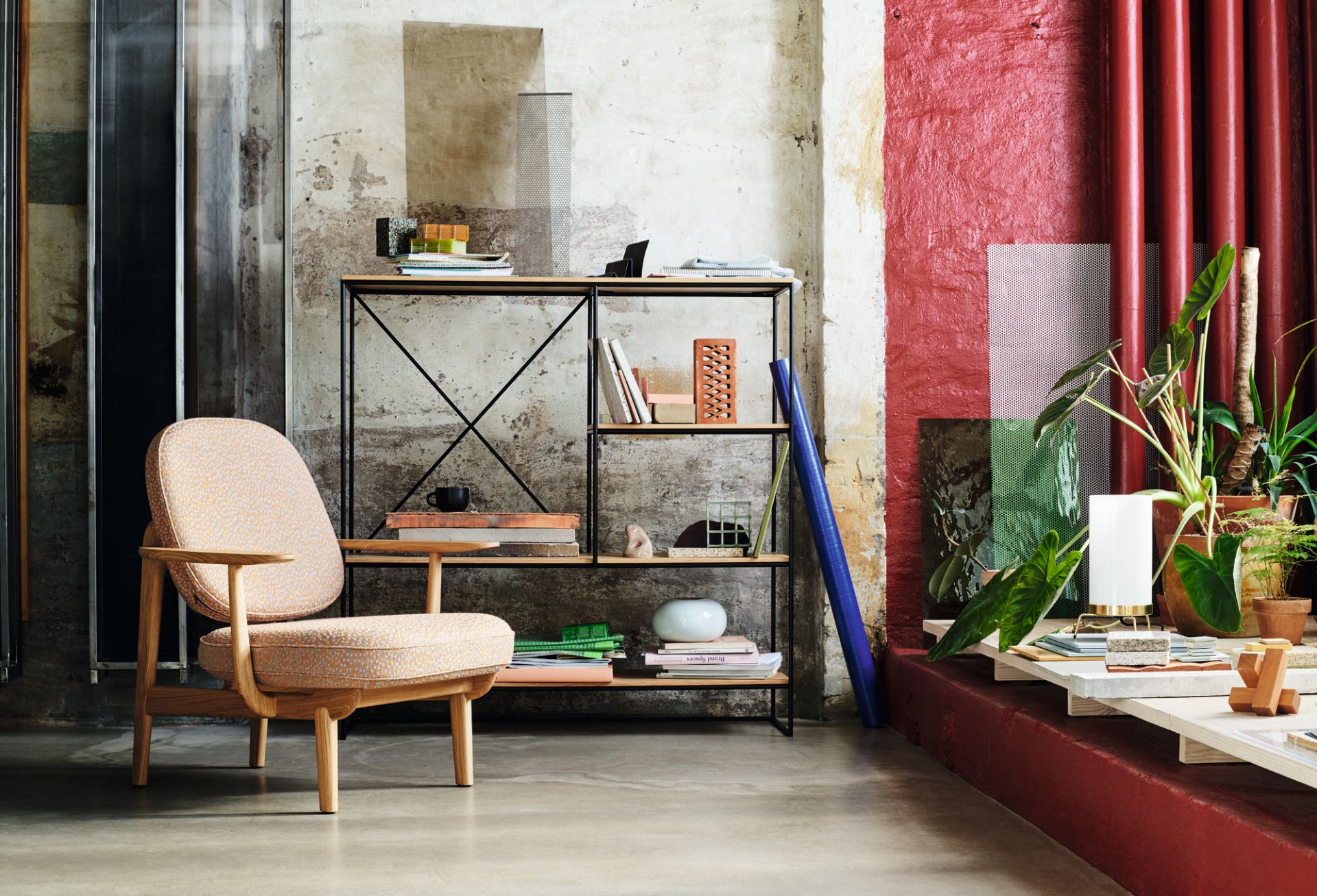 Fred Loungesessel Eiche klar lackiert Fritz Hansen