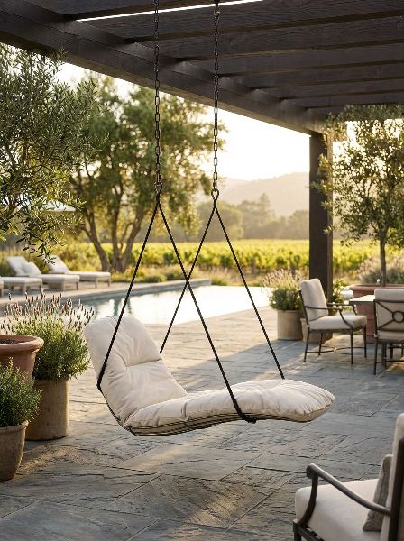 Leyasol Sun Lounger Swing Seat Indoor / Outdoor Freifrau Manufaktur