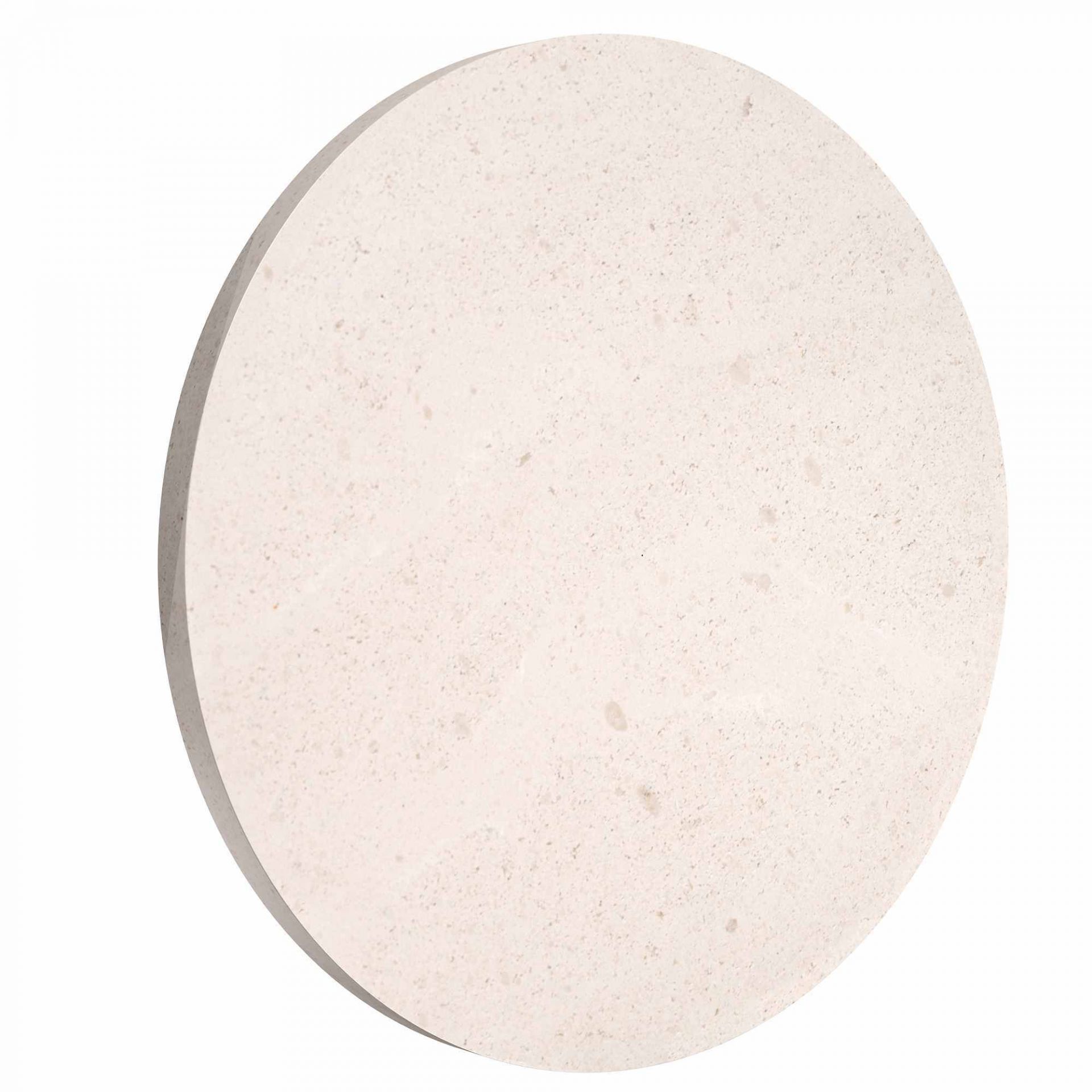 Runde Camouflage Wandleuchte von Flos in Basalt-Optik. Moderne Innenleuchte für Wandmontage.