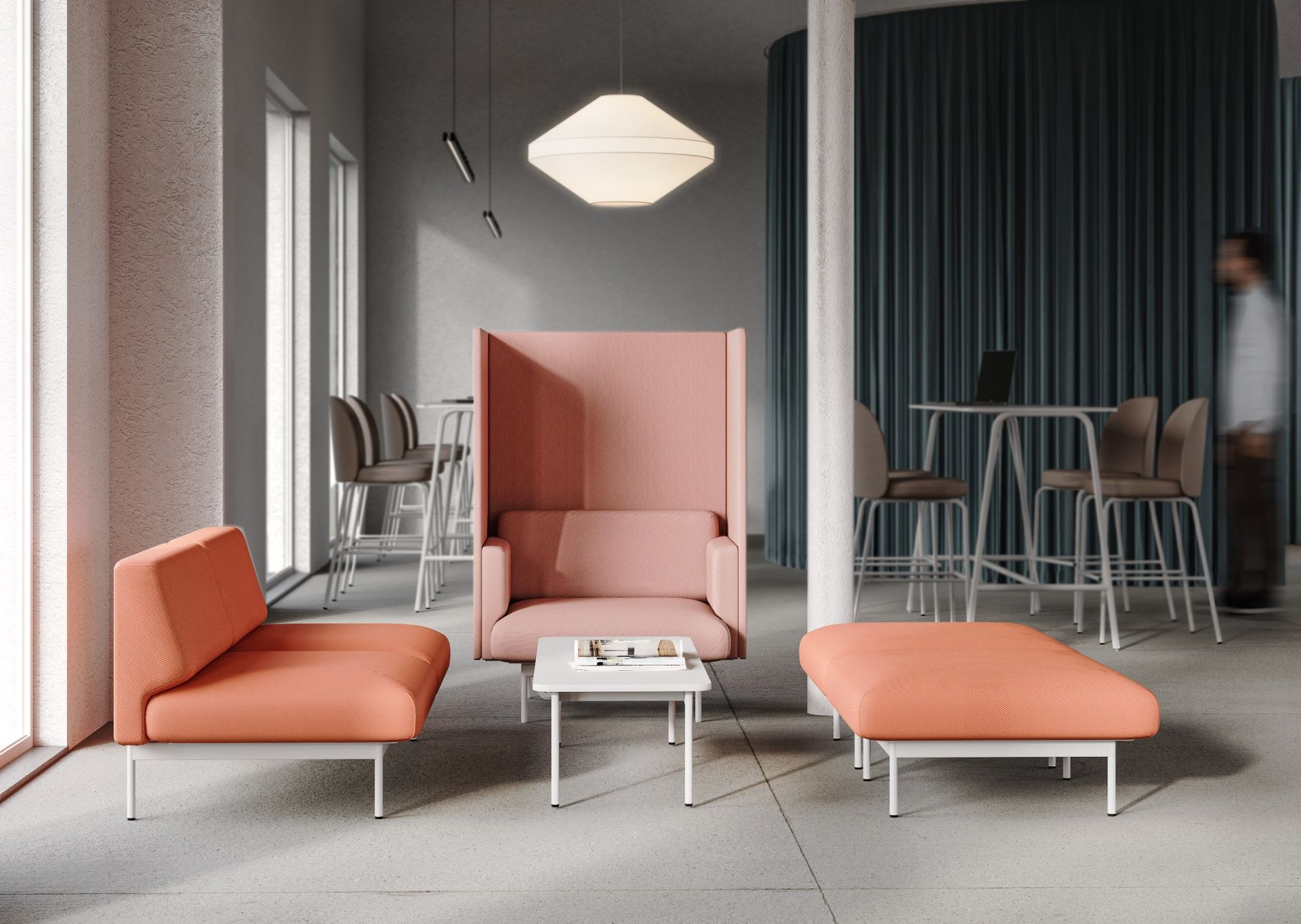 fora FR 100 Ottoman / Hocker Bejot