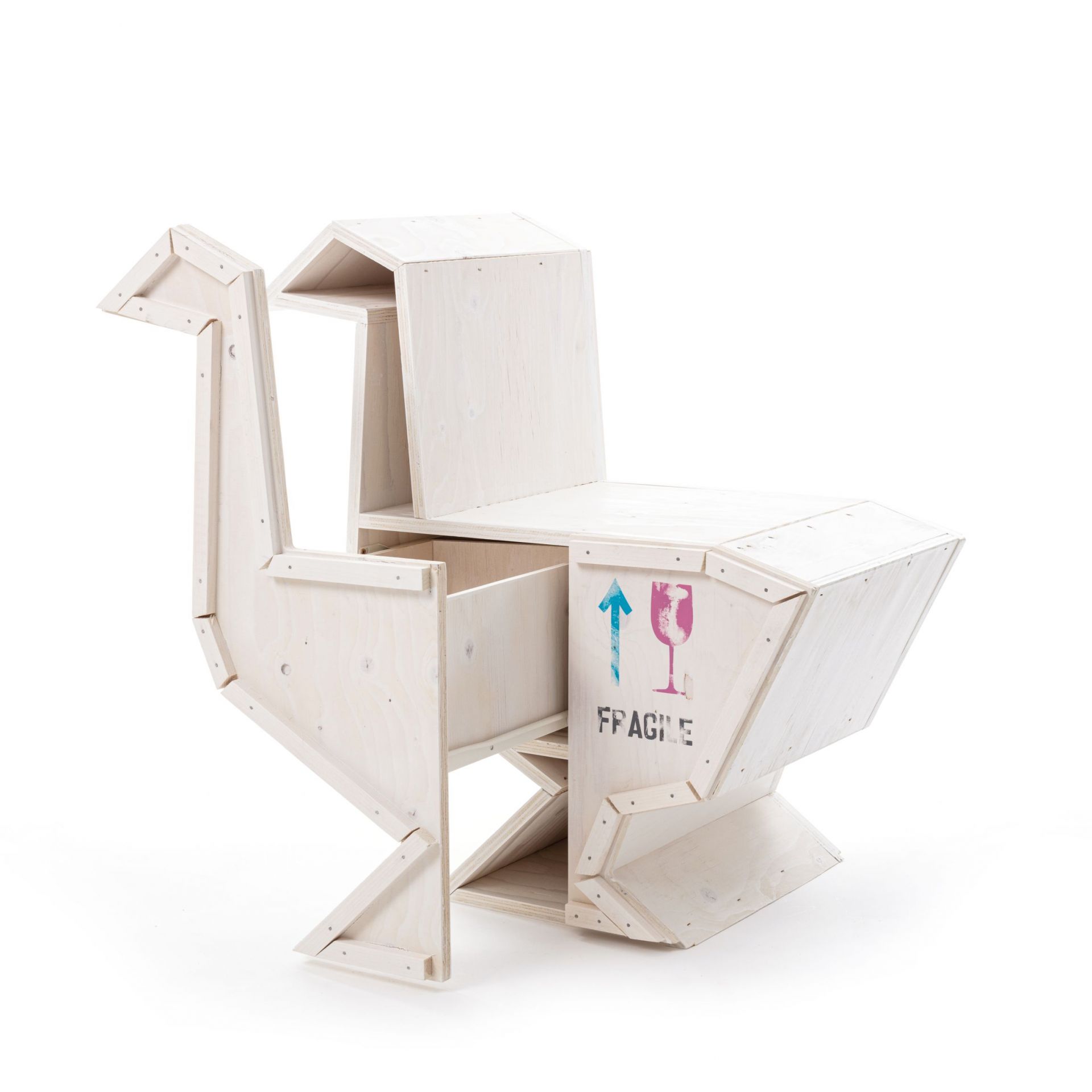 Sending Animals 2.0 Goose Schrank weiss Seletti
