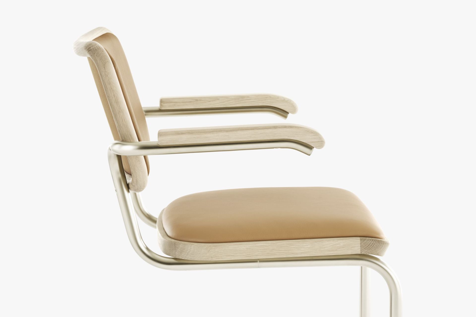 JS. Thonet by Jil Sander S 64 P / S64P Freischwinger Thonet