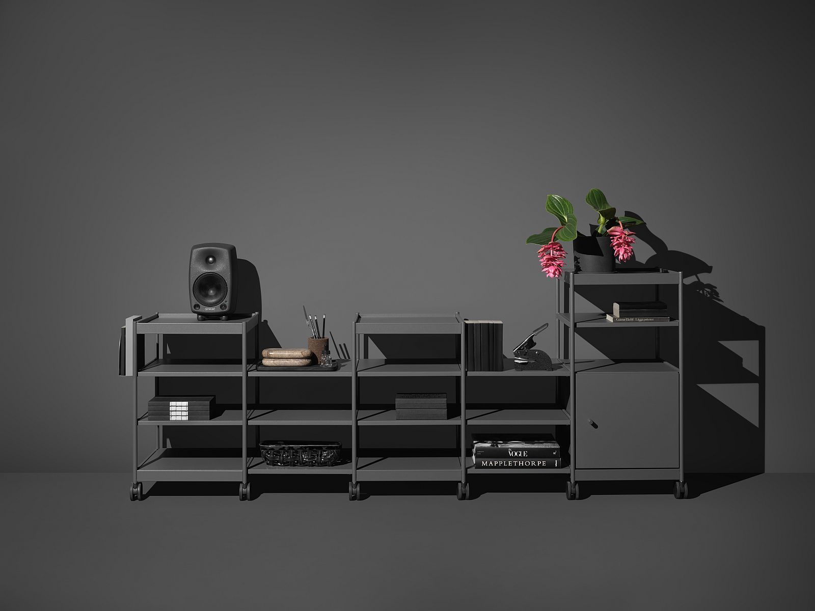 Beside Office Trolley Regalelement / Kommode Mizetto QUICK SHIP