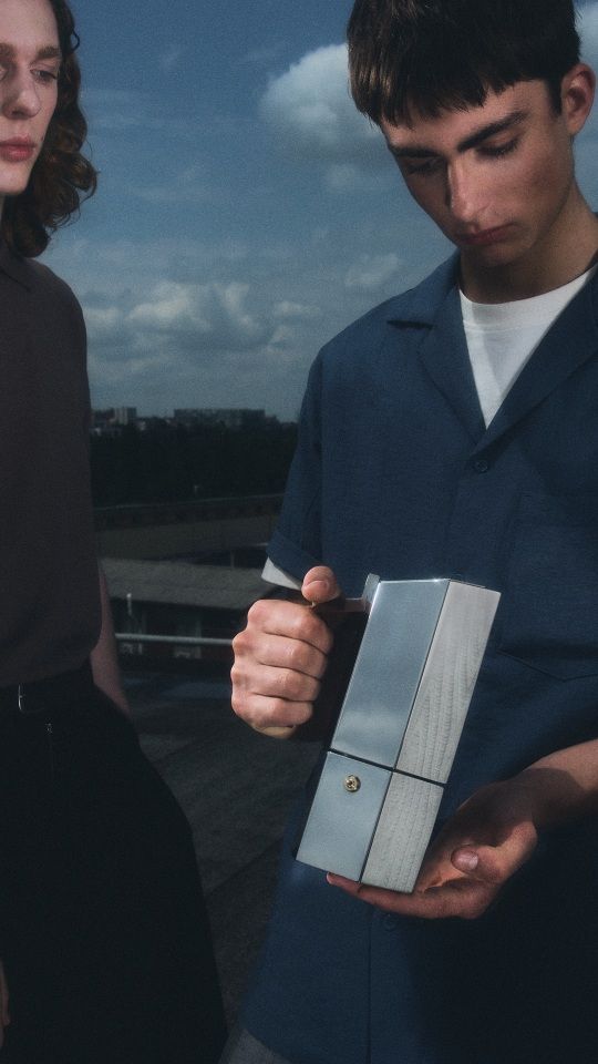 Menhir Espressokocher für 6 Tassen MA01 6 Alessi