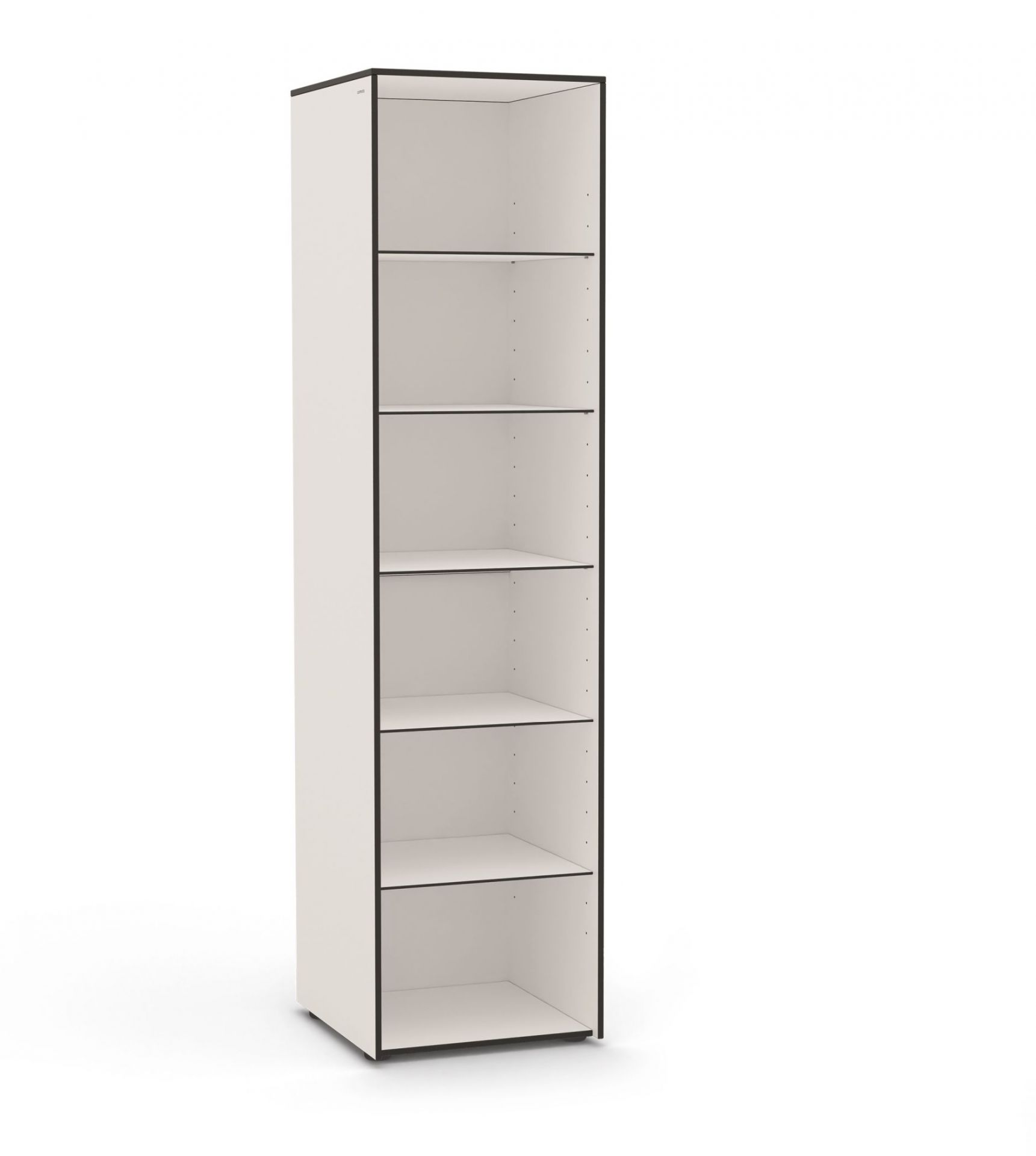 Ordo Gartenschrank 50 Shelf Anthrazit Conmoto: Hoher, schmaler Gartenschrank mit sechs Regalfächern.