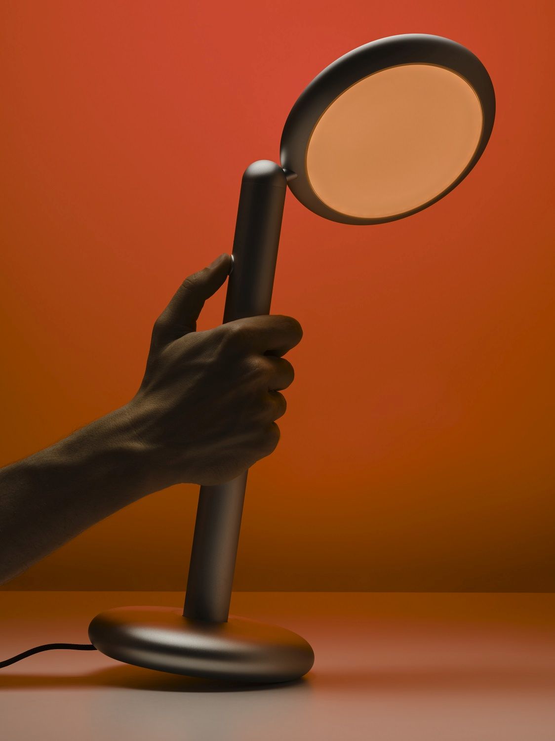 Parrot Table lamp Tischleuchte Grau