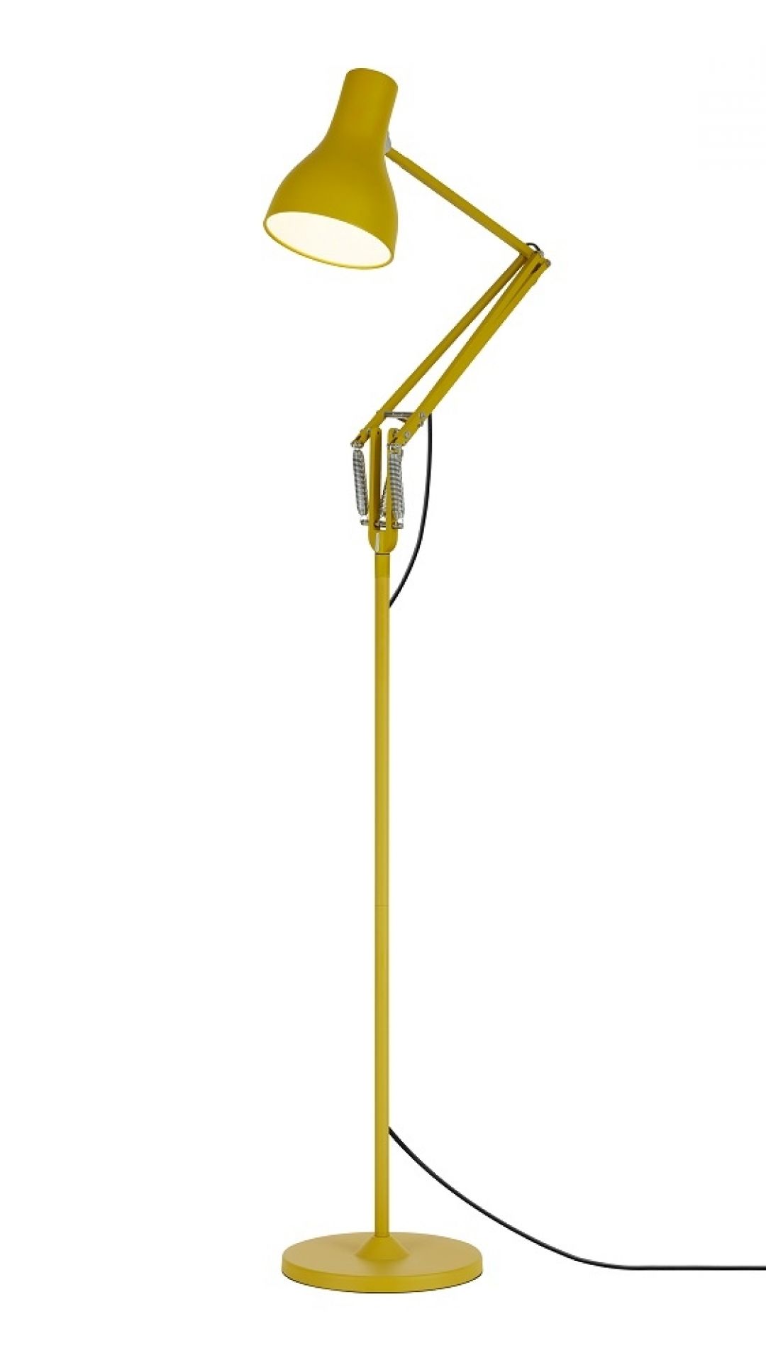 Anglepoise Type 75 Stehleuchte Margaret Howell Edition in Gelb Ochre, modernes Design.