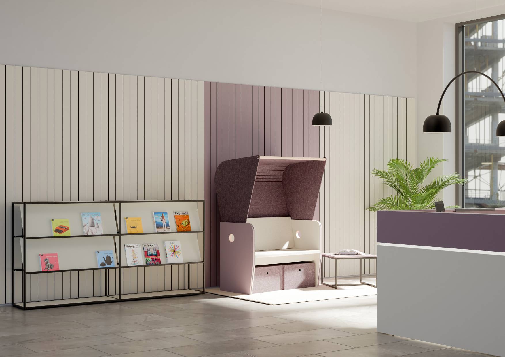 Baltic Strandkorb Besprechungs-/ Rückzugsplatz Palmberg