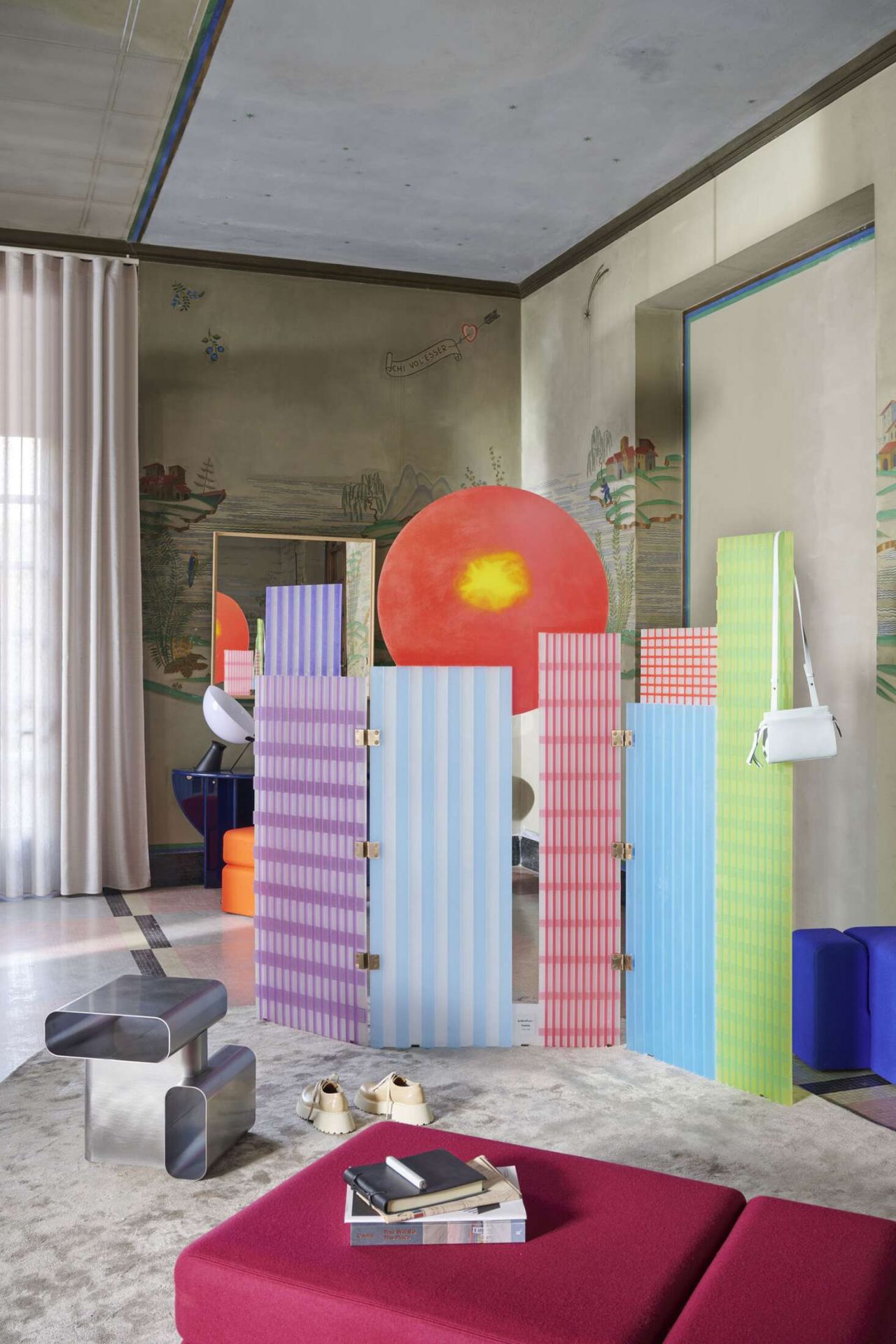 343 Tramonto a New York Paravent Cassina