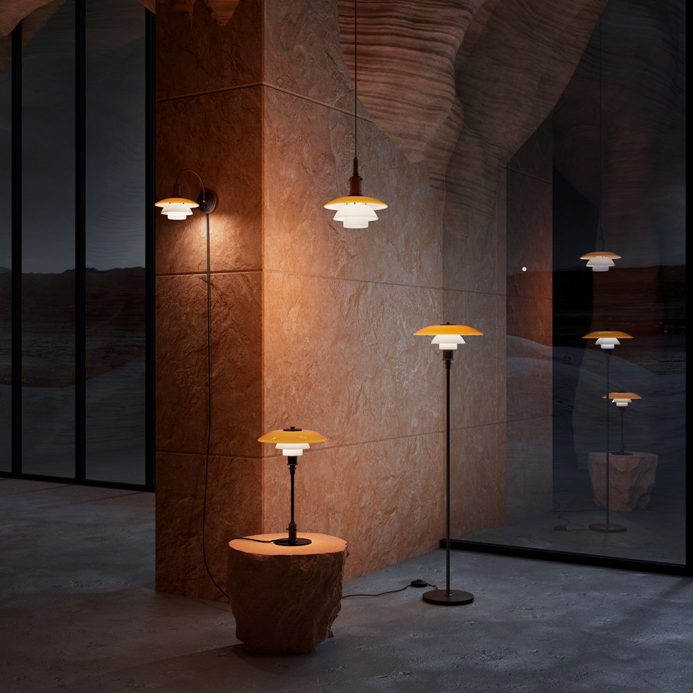PH 3/3 Pendelleuchte CENTENARY EDITION Amber/Opal White Louis Poulsen