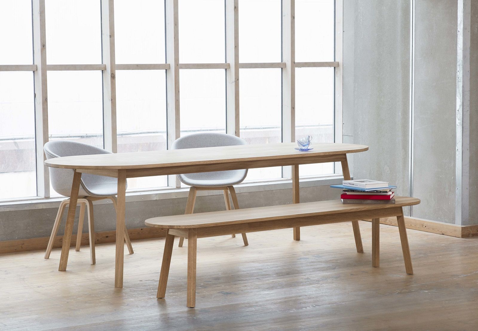 Triangle Leg Table Esstisch Hay