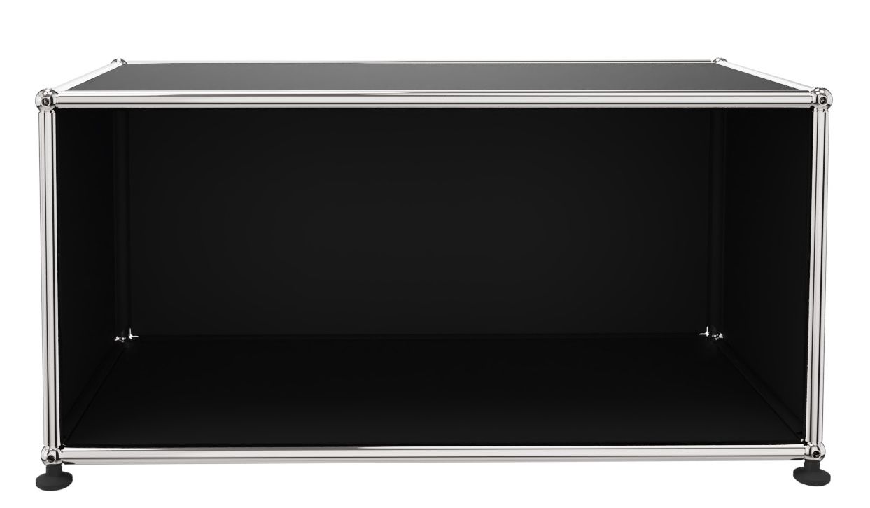 USM Haller Lowboard Offen Graphitschwarz - FAST DELIVERY