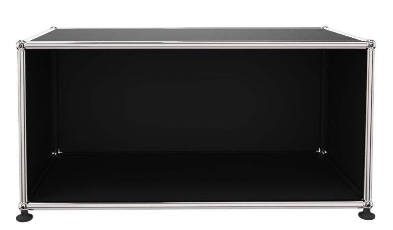 USM Haller Lowboard Offen Graphitschwarz - FAST DELIVERY