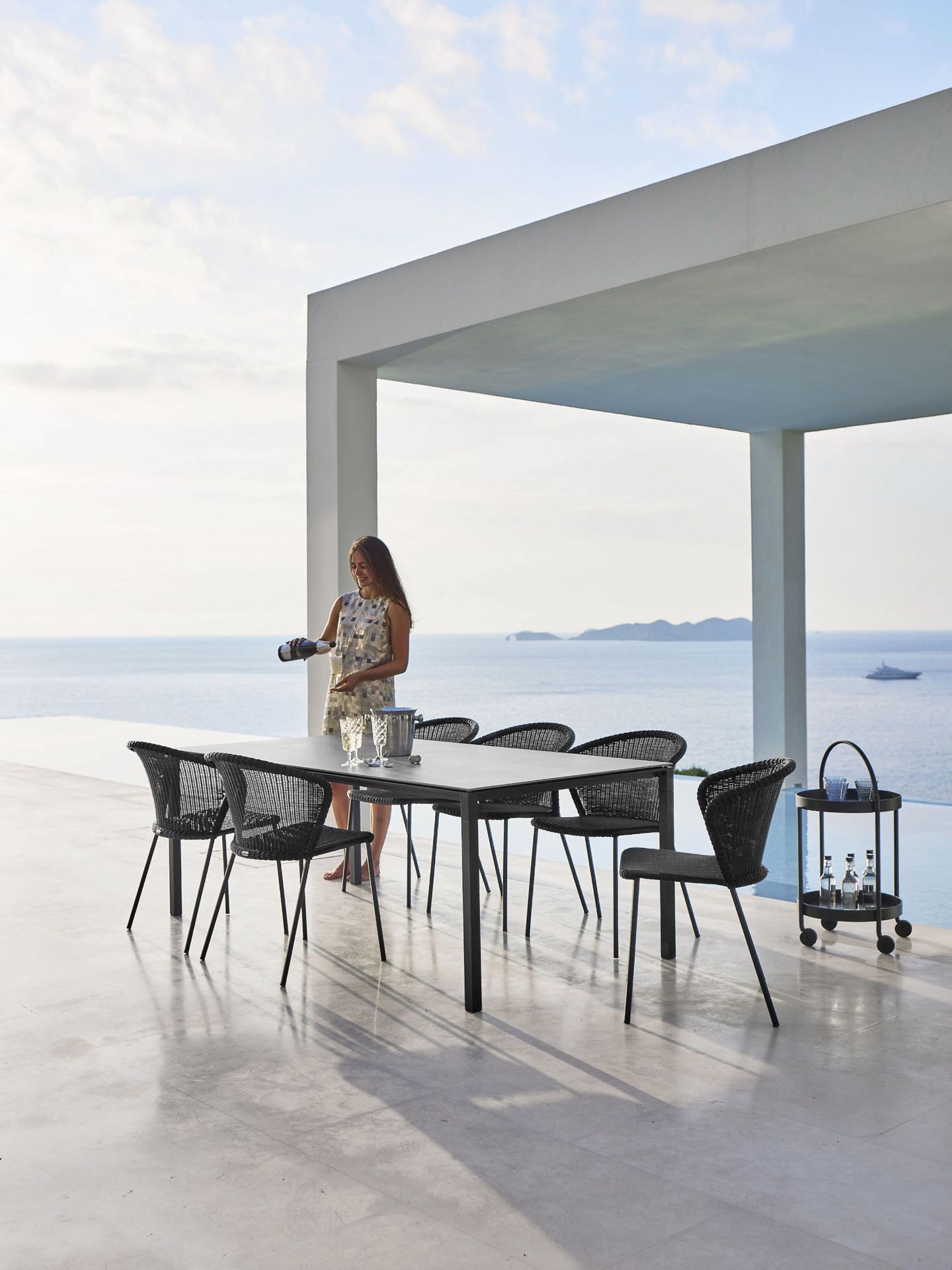 Pure Outdoor Esstisch B 150 x T 90 x H 73 cm Cane-Line