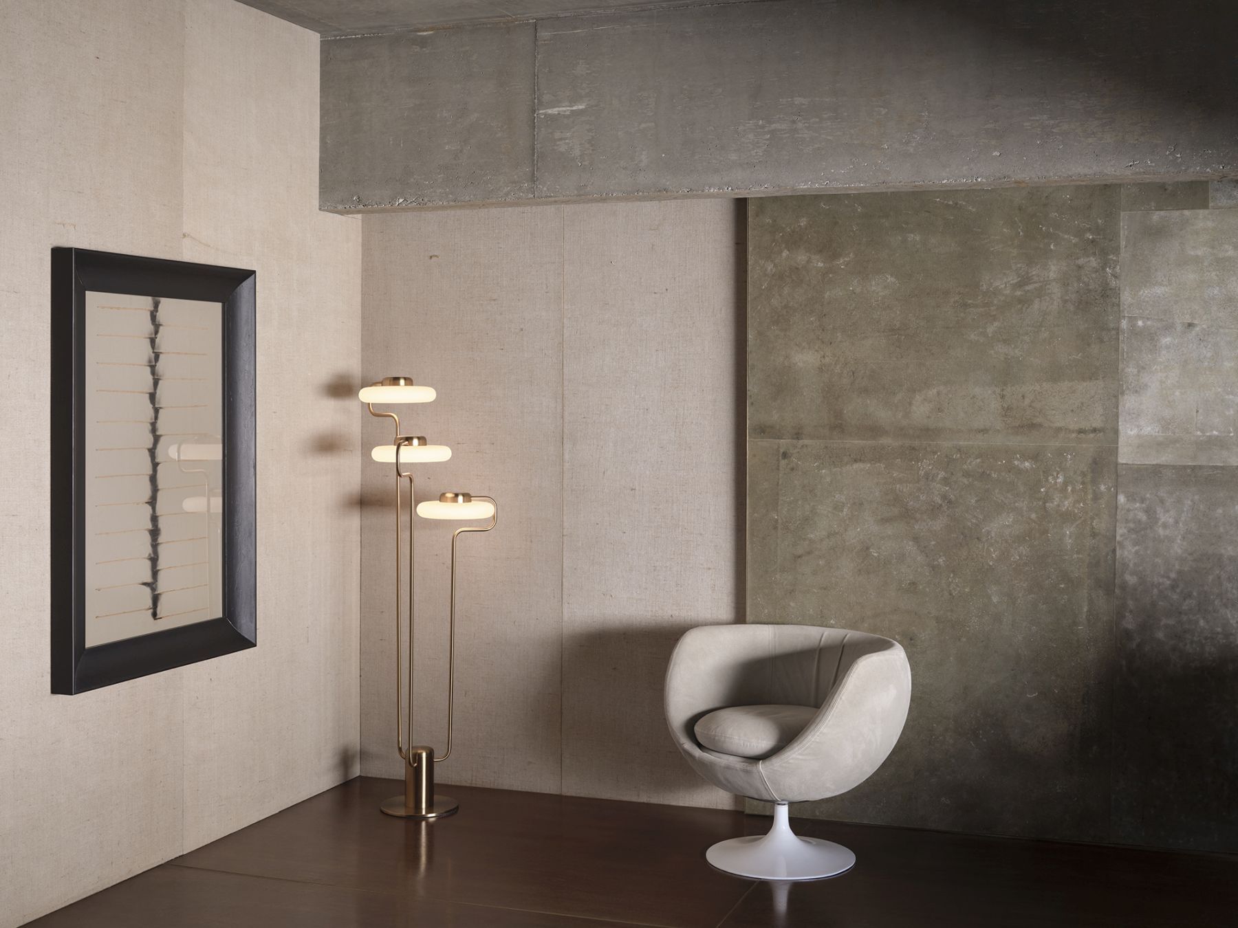 Tratto Stehleuchte Schwarz Kdln