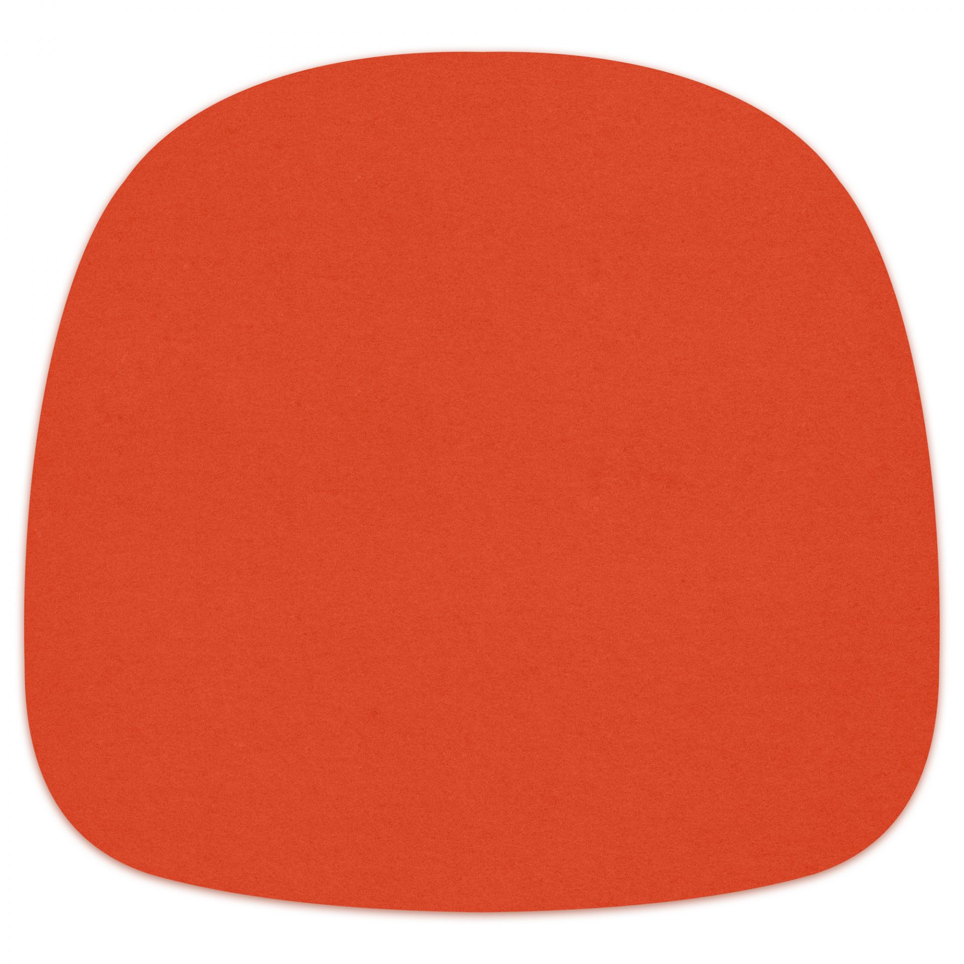 Mango-farbene Filz Sitzauflage für About A Chair AAC22 / AAC 22 Stuhl, EINZELSTÜCK.