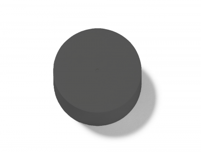 Graue Flos String Light Rosette für Wand- oder Deckenmontage, minimalistisches Design.