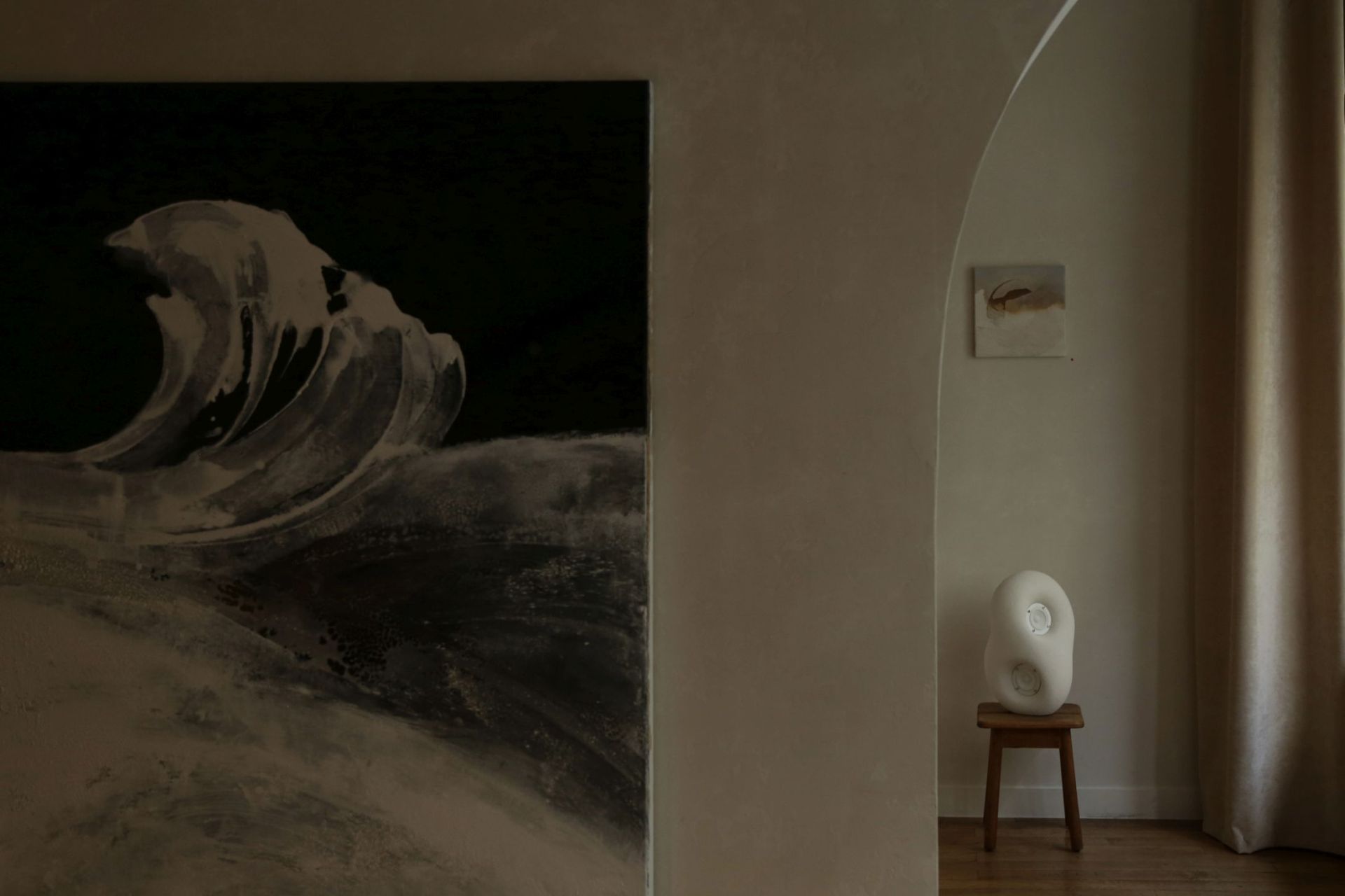 Akustische Skulptur Lautsprecher Transparent