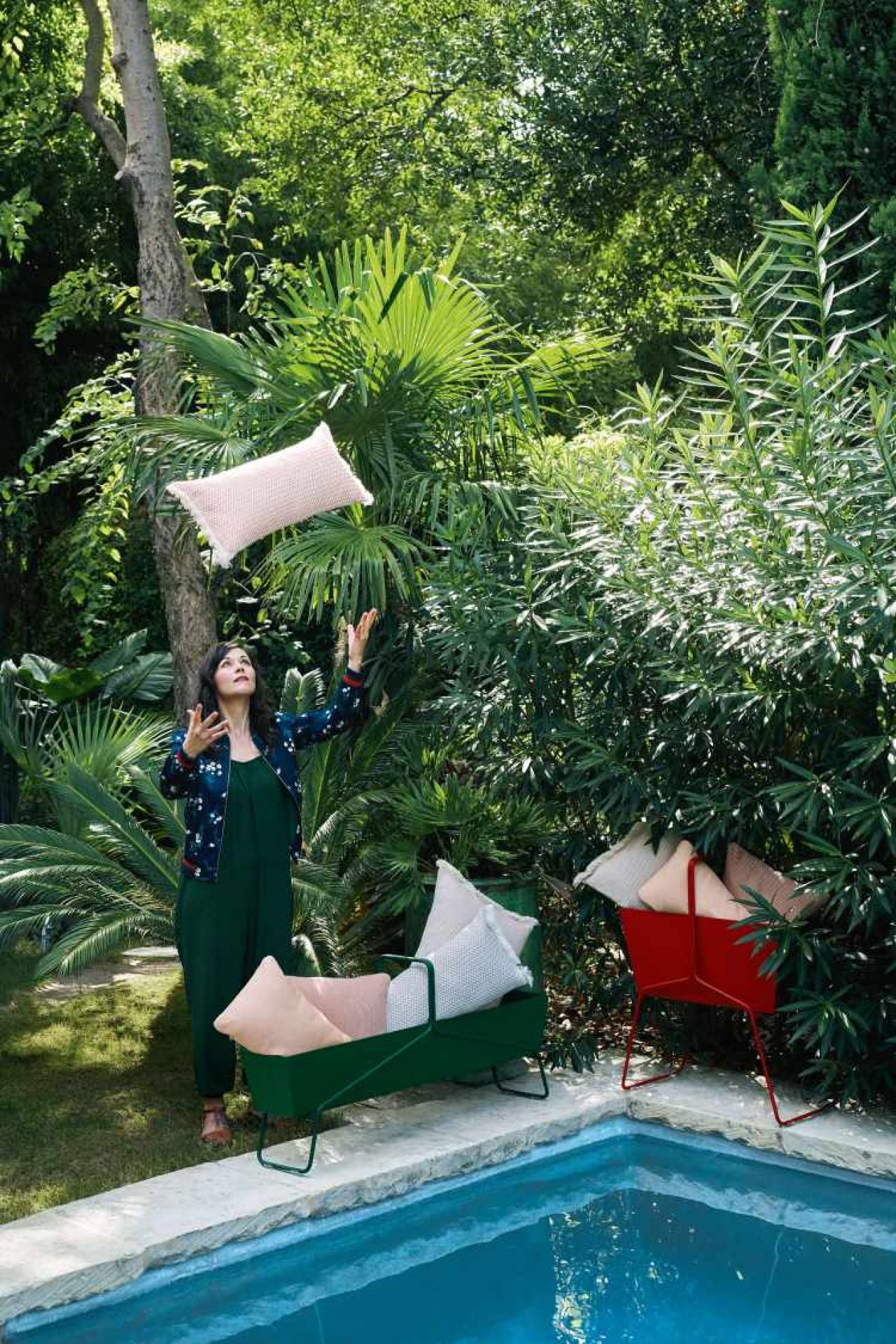 Basket Blumenkasten lang Fermob