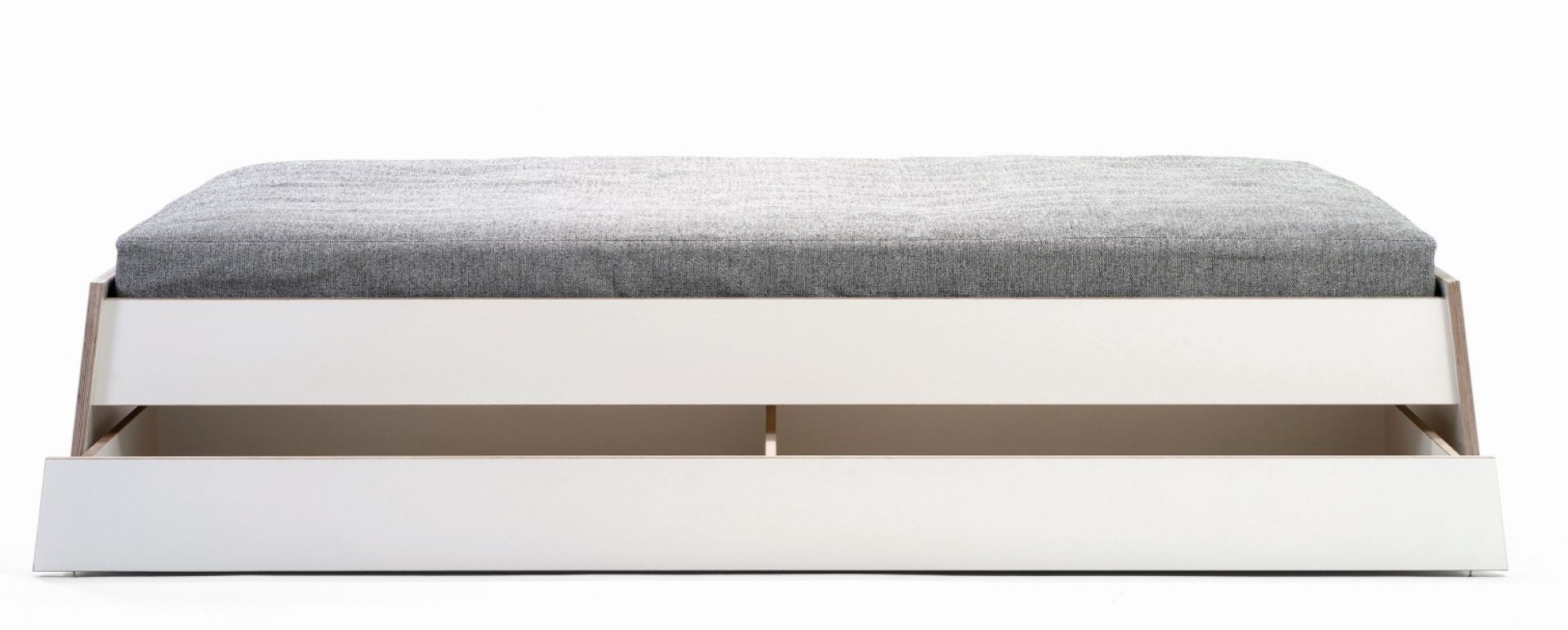 Bettkasten Schublade für Stockholm Bett Richard Lampert Blende Birke Weiß