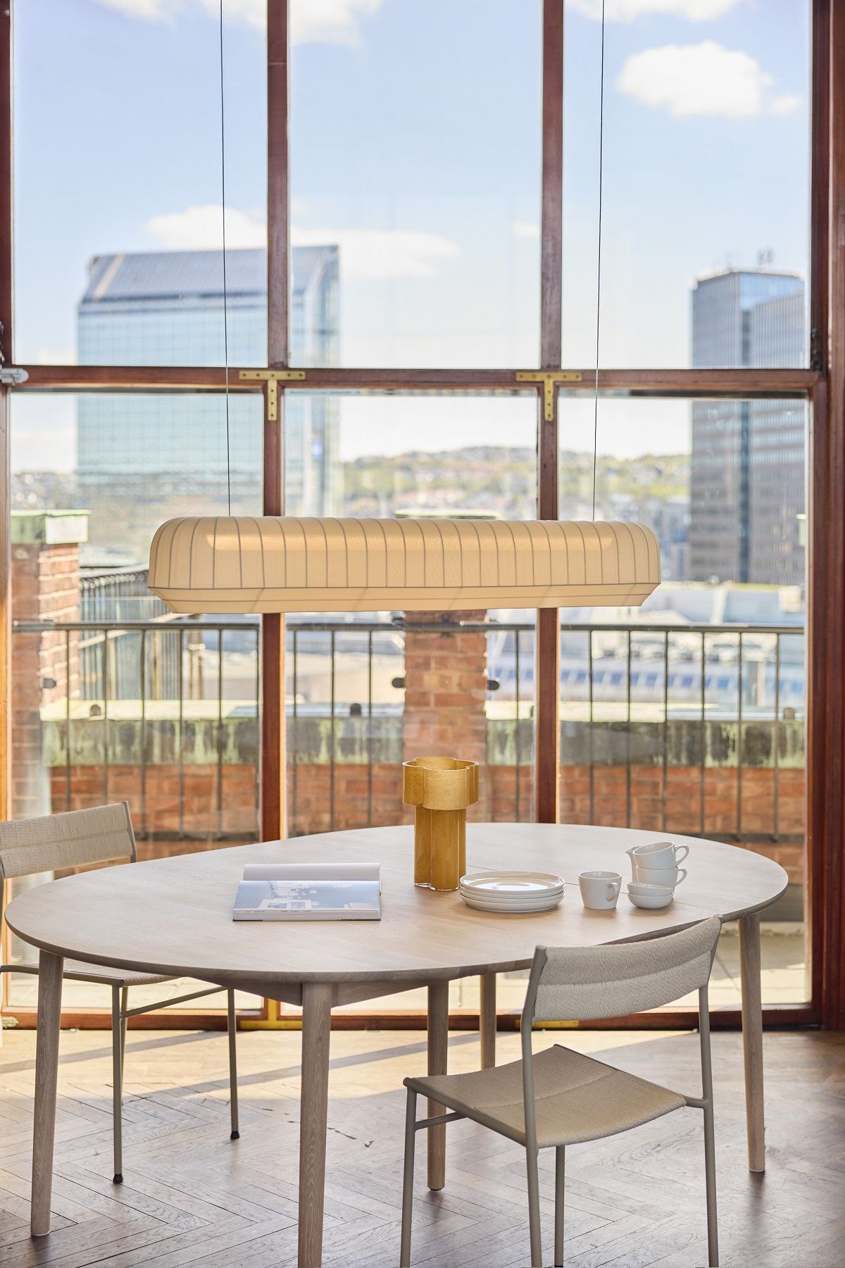 Expand Dining table Circular Ausziehtisch / Esstisch Northern