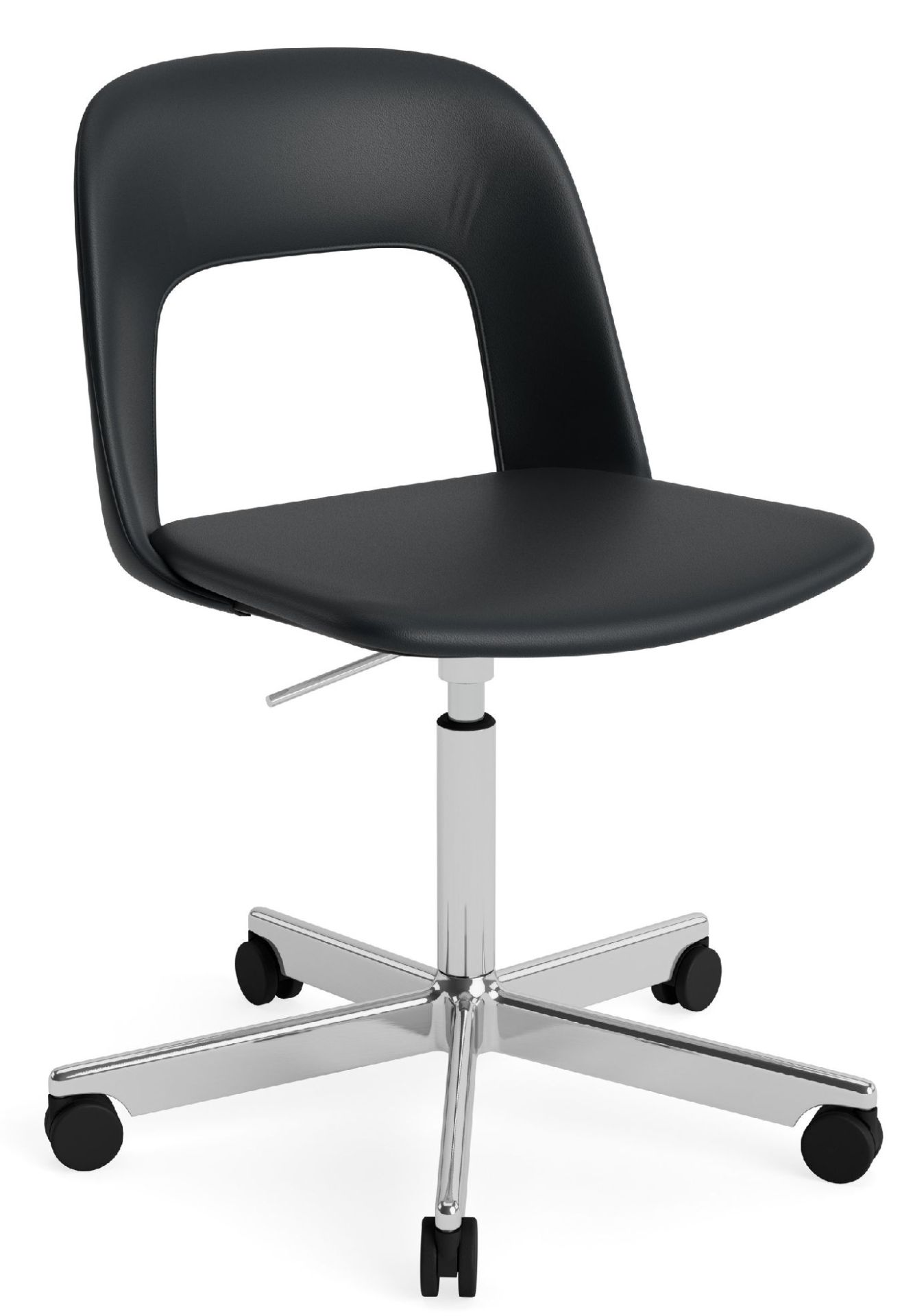 Layout Side Chair 144 5-Stern Drehfuß Stuhl Hay