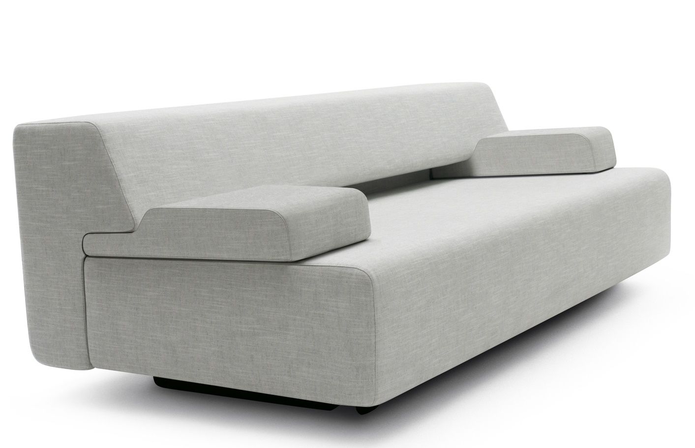 Helles Cosma Schlafsofa von Cor, modernes Design mit Armlehnen, ideal für kleine Räume.