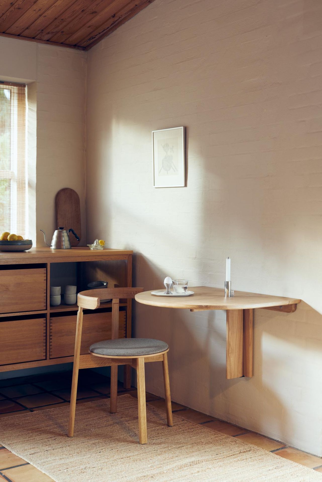 Lunar Stuhl Eiche mit Sitzkissen Form & Refine