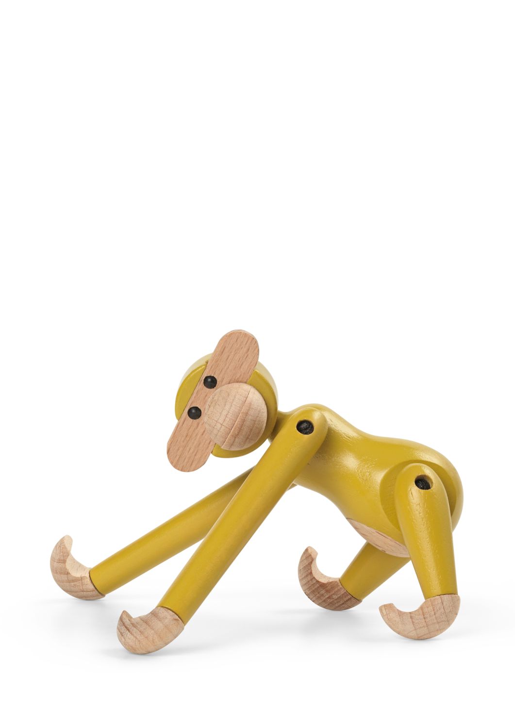 Affe Mini farbig Kay Bojesen Vintage Gelb