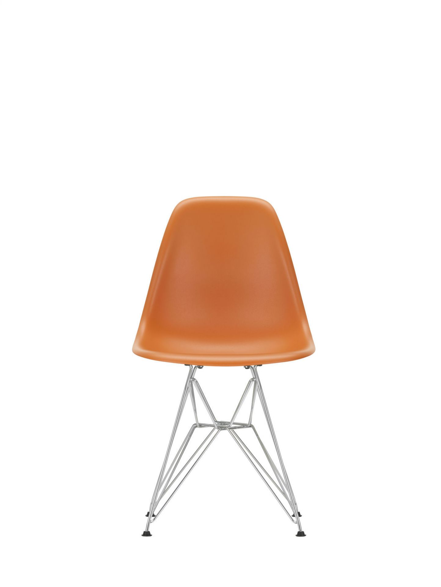 Eames Plastic Side Chair DSR Stuhl Vitra Chrom-Granit grau