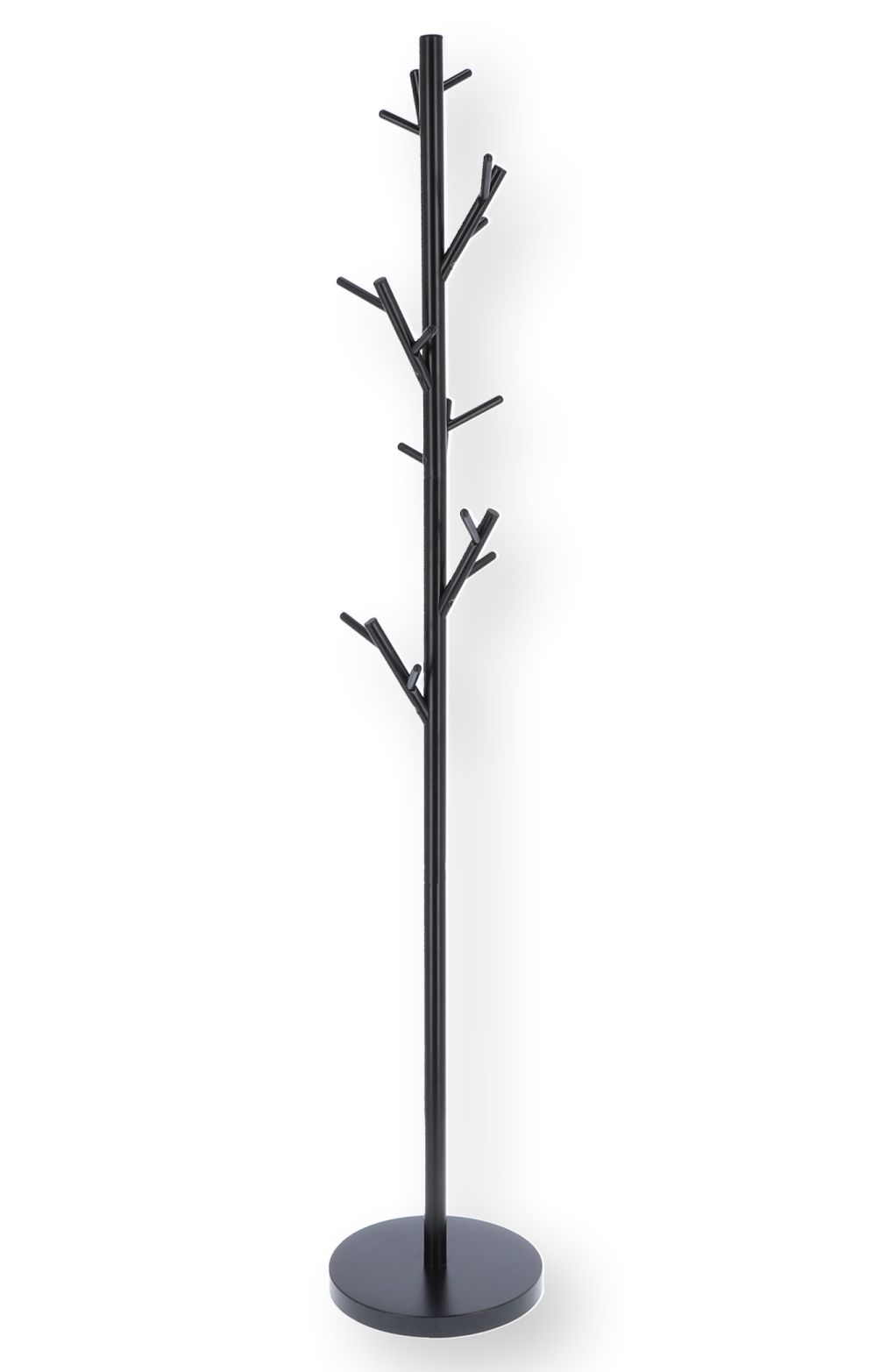 Schwarzer Tree Kleiderständer von Jan Kurtz im minimalistischen Design, ideal für Flur und Garderobe.