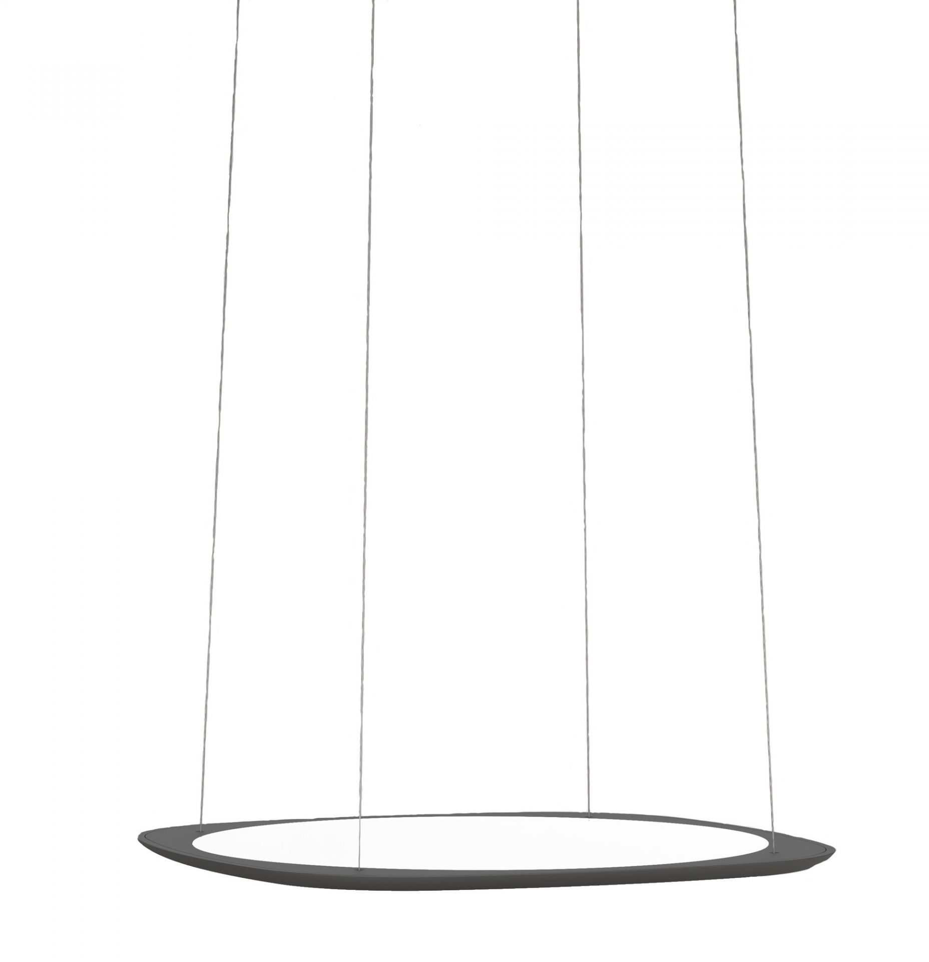 Flying Pendelleuchte von Tobias Grau: Runde, moderne Hängelampe mit feinen Aufhängungsseilen. Designleuchte für stilvolle Innenräume.