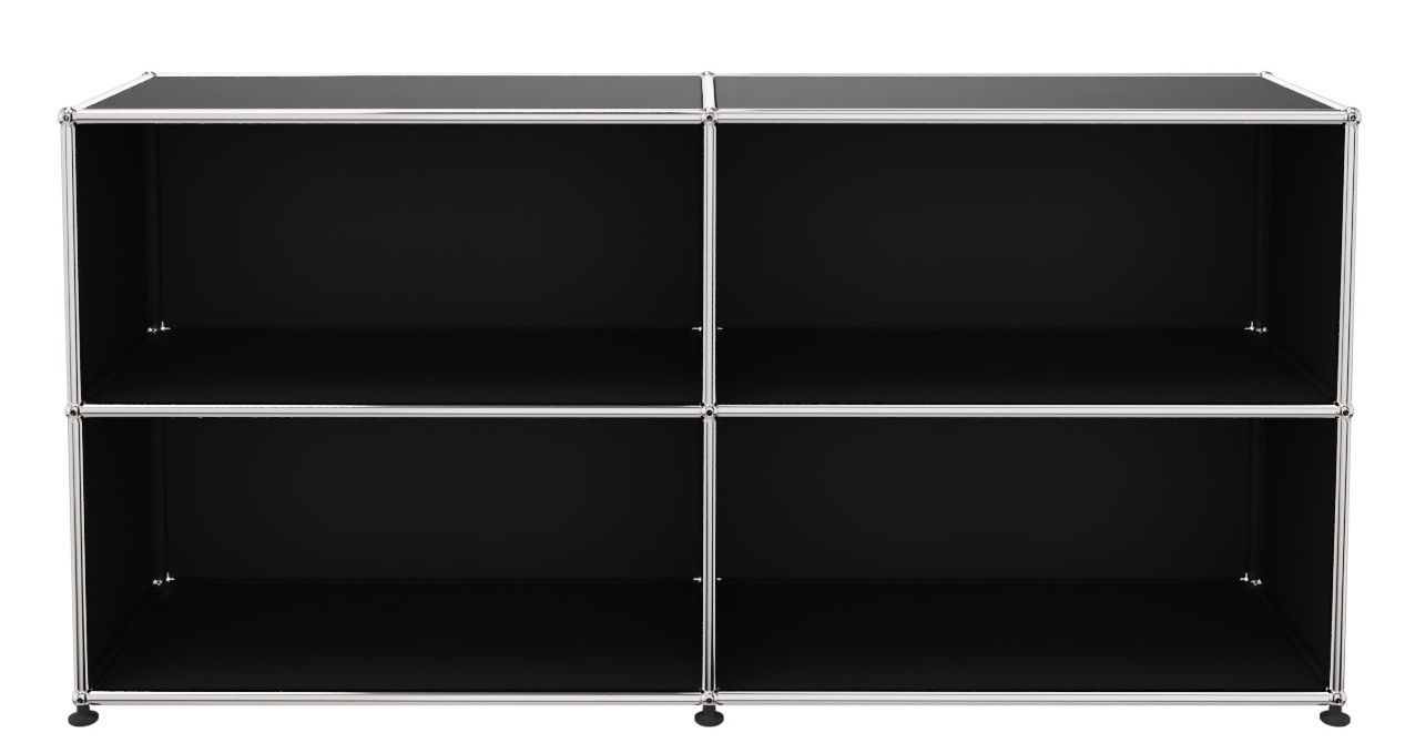 USM Haller Sideboard Offen Graphitschwarz - FAST DELIVERY