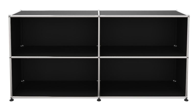 USM Haller Sideboard Offen Graphitschwarz - FAST DELIVERY