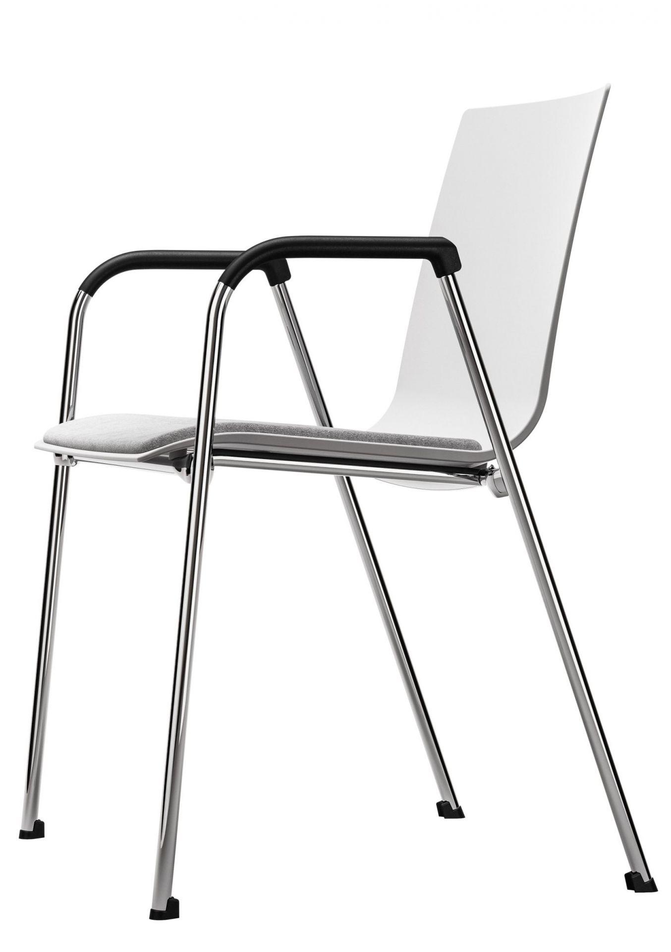 S 260 SPF Stuhl mit Armlehne und Spiegelpolster Thonet