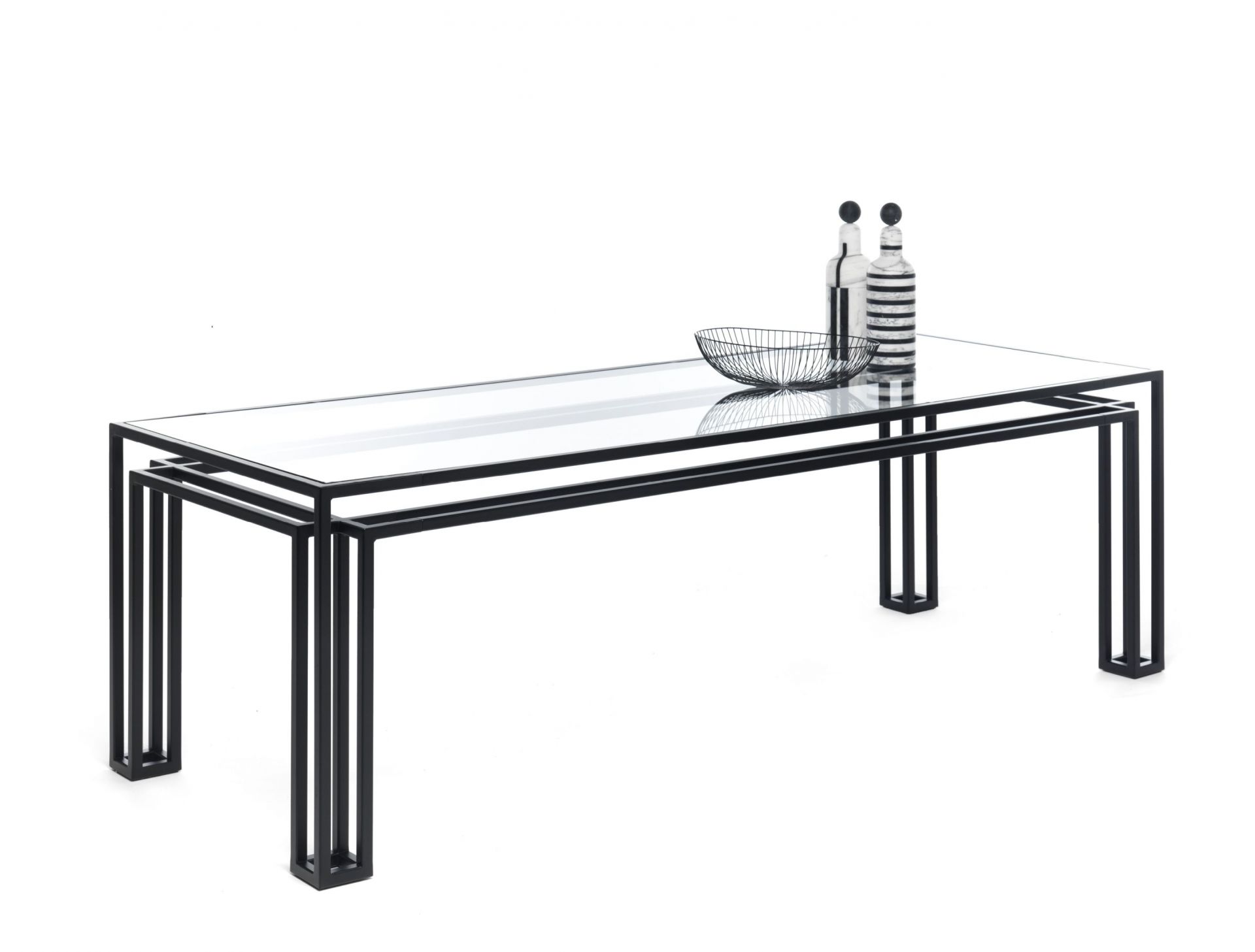 Hotline Tisch schwarz Länge 200cmMogg