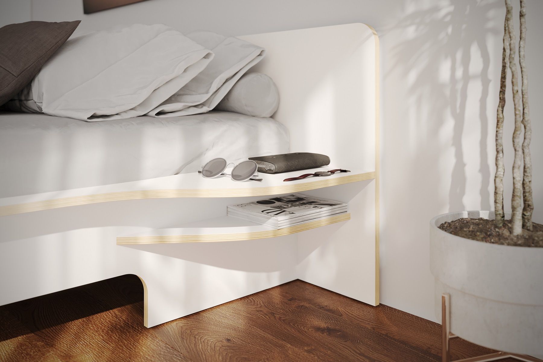 Plane Doppelbett Müller Möbelwerkstätten