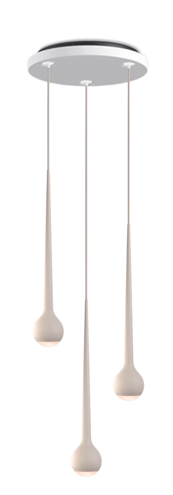 Falling Sun Water Pendelleuchte Grau