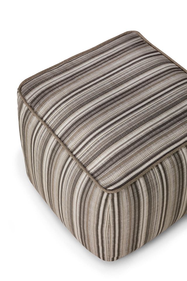 Zahara Outdoor Sitzsack grau gestreift Ethnicraft