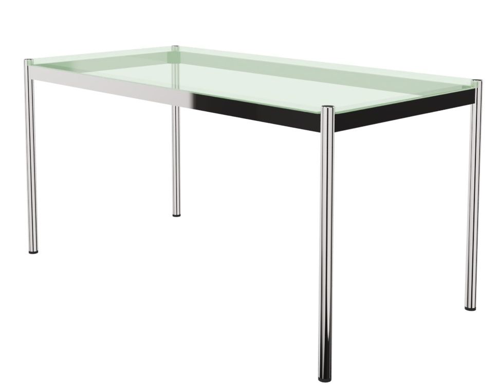 USM Haller Glastisch 150 x 75 cm