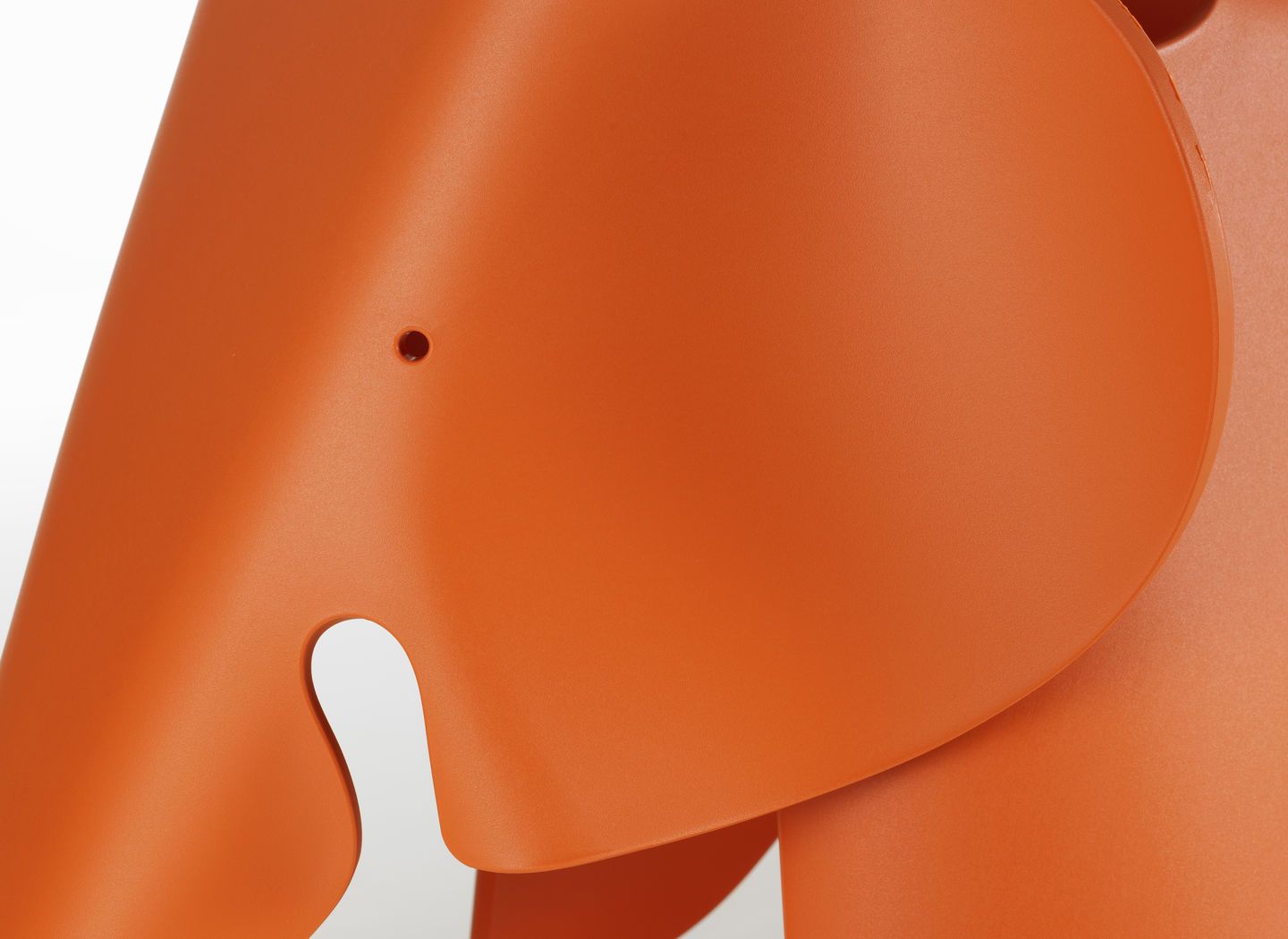 Eames Elephant Hocker RE Vitra Red Orange