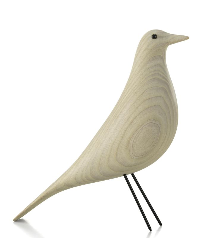 Eames House Bird Skulptur Esche weiß geölt Vitra