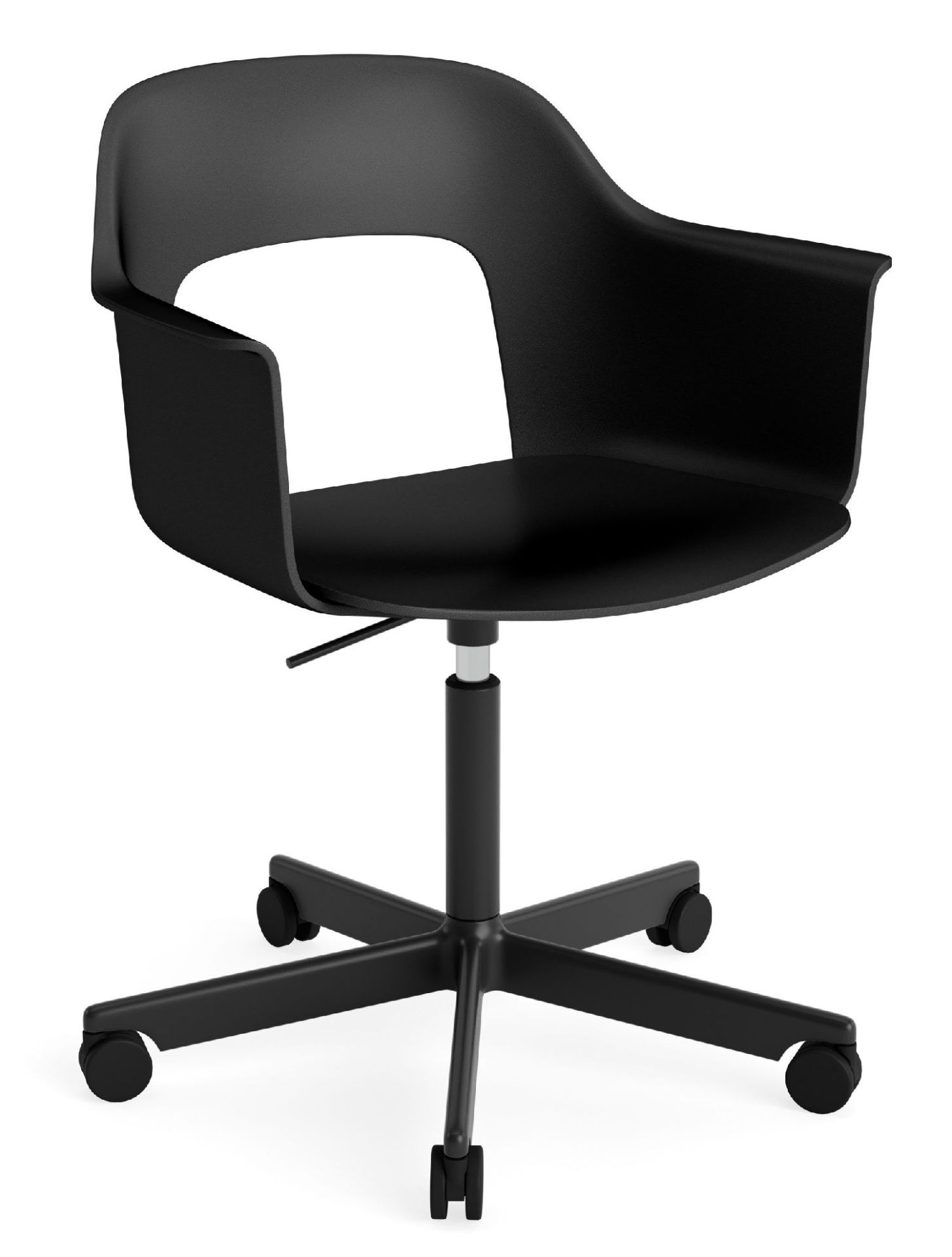 Layout Armchair 241 Armlehnstuhl 5-Sternfuß Drehmechanismus mit Gasfeder Hay