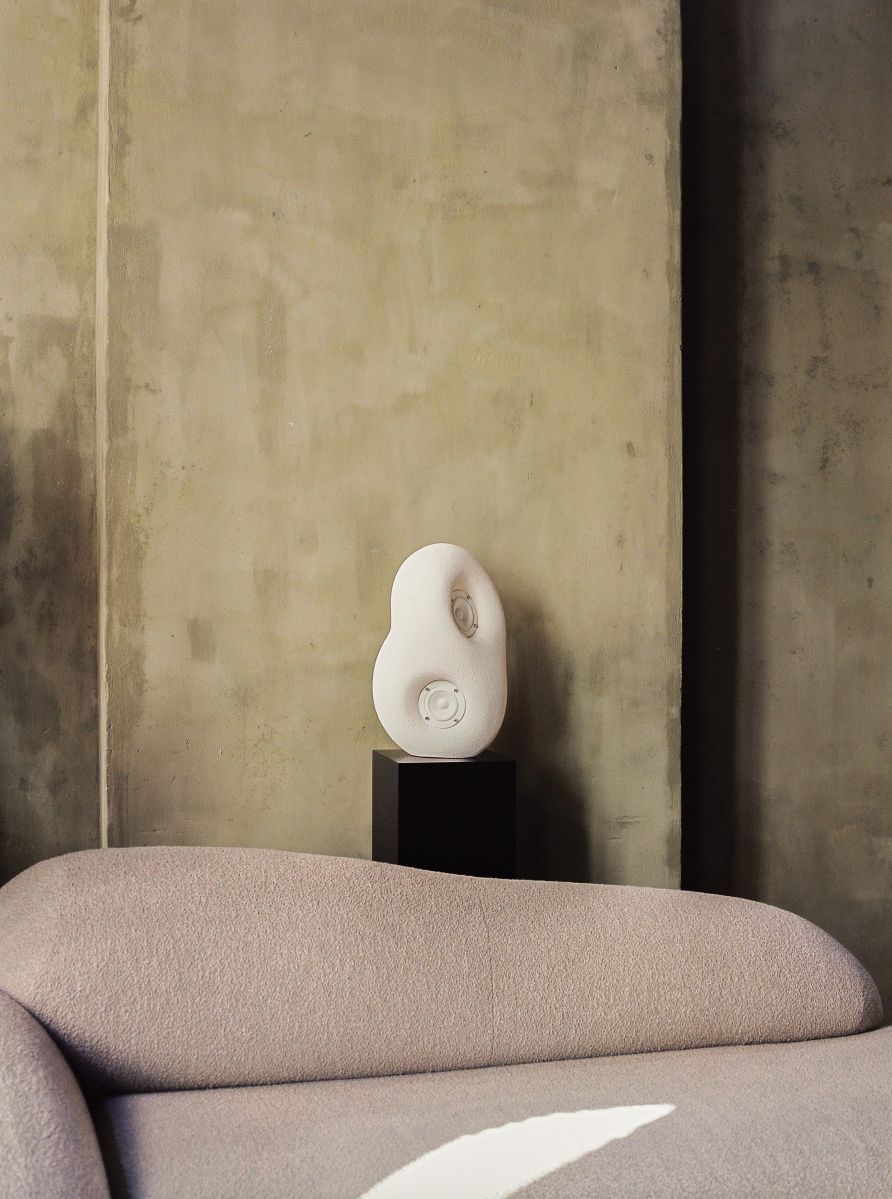 Akustische Skulptur Lautsprecher Transparent