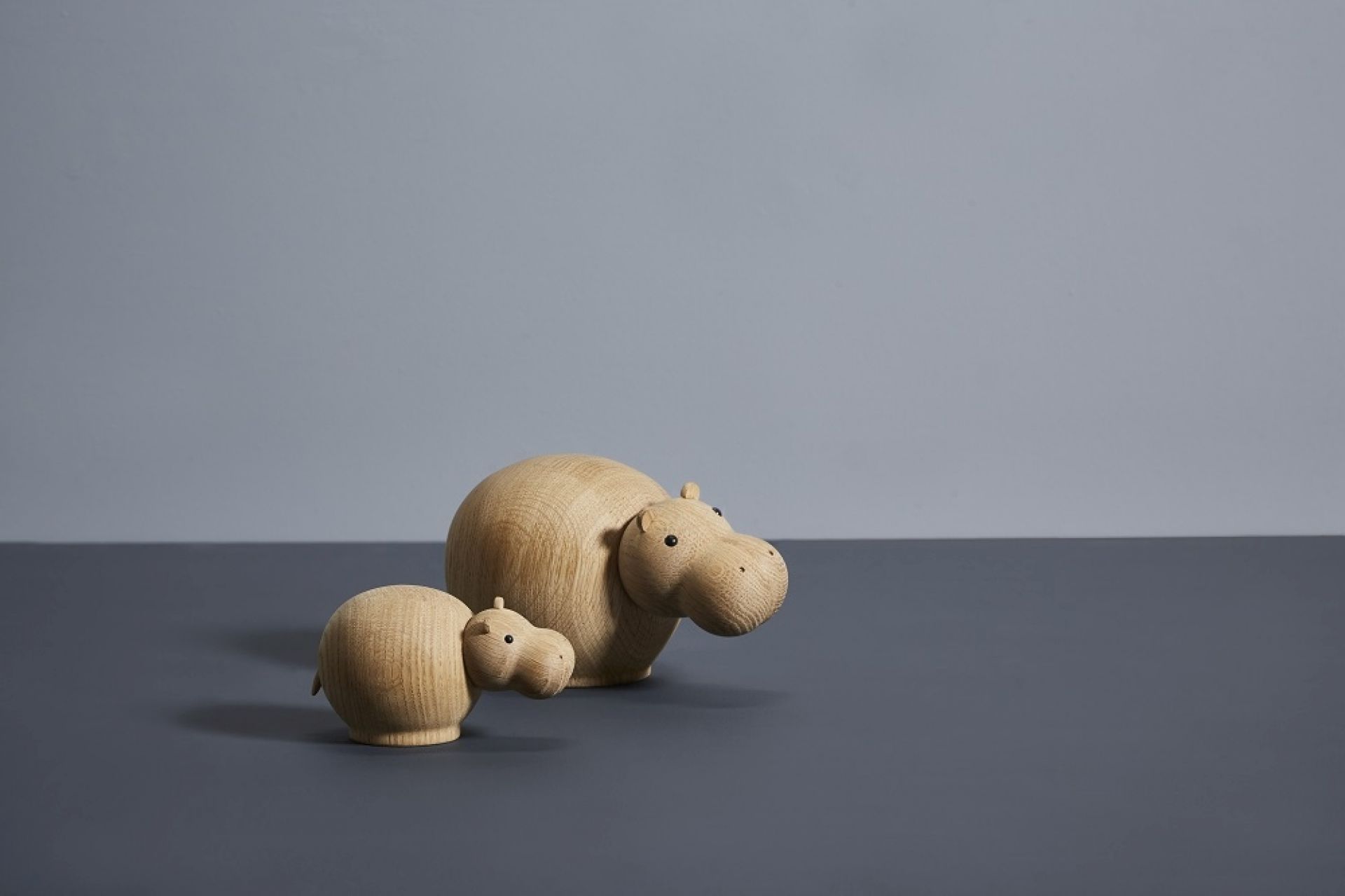 Hibo Hippopotamus Nilpferd Holzfigur medium Woud EINZELSTÜCK | WOUD 150032