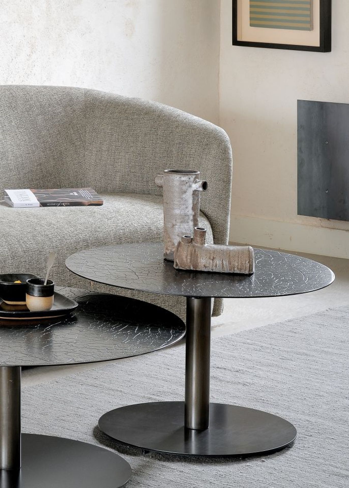 Ellipse Sofa 3 Sitzer Ethnicraft Haferflocken